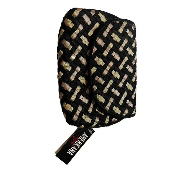 Americana by Sharif Handbags - Americana by sharif makeup bag NWT woven with mirror